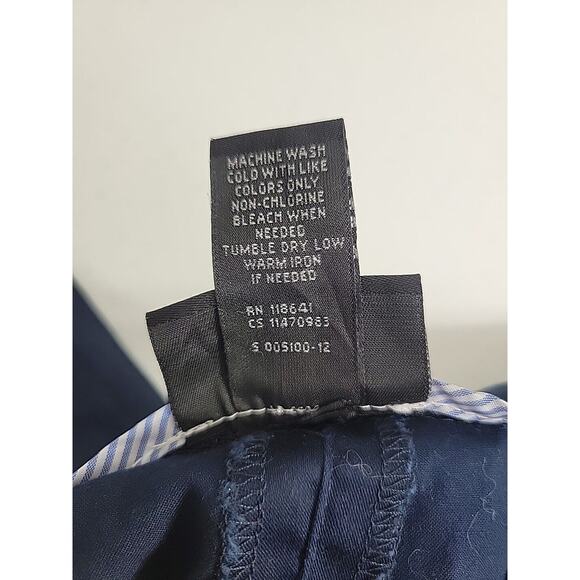 Lane Bryant Navy Blue Straight Leg High Rise Casual Cropped Pants Womens Size 26 - Picture 10 of 10